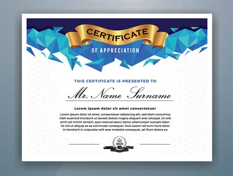 Certificate Template Layouts